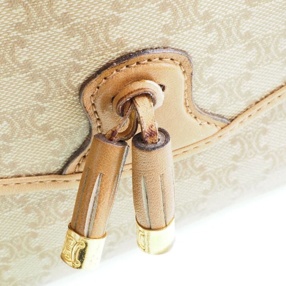 Celine Macadam Pattern Old Celine Shoulder Bag Be… - image 3